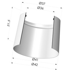 Ventosa plana Série 7 Ø 42 mm