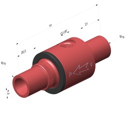 Transporte pneumático Venturi Série TP - Øint 9,6 mm