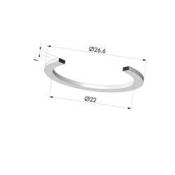Anel de reforço - Diâmetro externo 26,6 mm