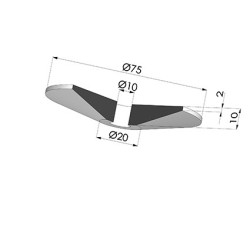 Copo da Série COUP Ø 75 mm