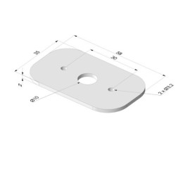 Membrana da série ME Ø 58x35 mm