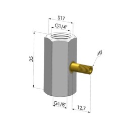 Venturi de Estágio Único Série VM - 80% de Vácuo