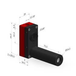 Venturi Multiestágio VME-1 6 - 80% Vácuo