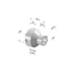 Redutor de amplificador de ar AA 008