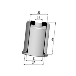 Membrana - Øext 37MM - Øint 31MM - H 46MM