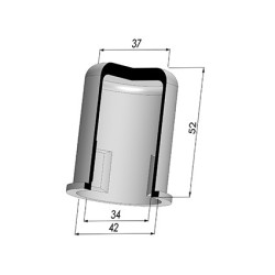 Membrana - Øext 42MM - Øint 34MM - H 52MM