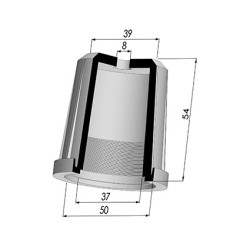 Membrana - Øext 50MM - Øint 37MM - H 54MM