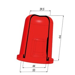 Membrana - Øext 53MM - Øint 44MM - H 66MM