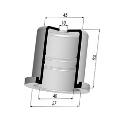 Membrana - Øext 57MM - Øint 40MM - H 52MM