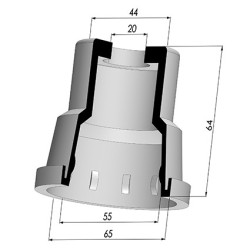 Membrana - Øext 65MM - Øint 55MM - H 64MM