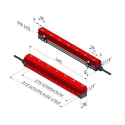 Rideau d'air ionisant Série RA ION 275 - L 345MM