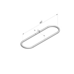 Ventosa oblonga para série 4VS 45