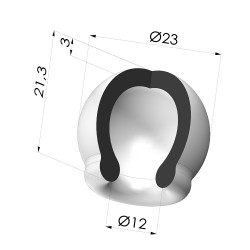 Dispensador da série DOS Ø 23 mm