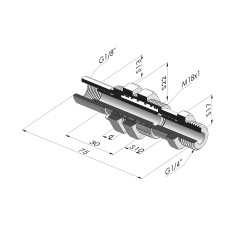 Ens. Ressort Série ER M14 - Z 10MM - Anti rotation