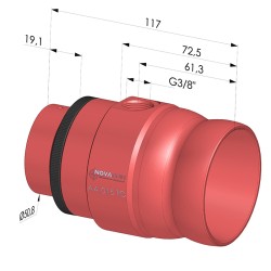 Amplificador de ar da série AA 015 TO