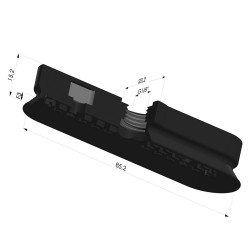 Ventosa oblonga Série 4OF 85x23mm