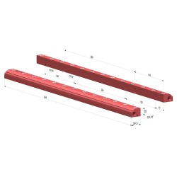 Rideau D'Air Simple Flux Série RA-3 - L 634MM