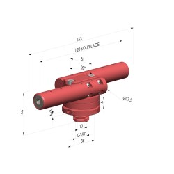 Bico de sopro rotativo G3/8" Série BSR